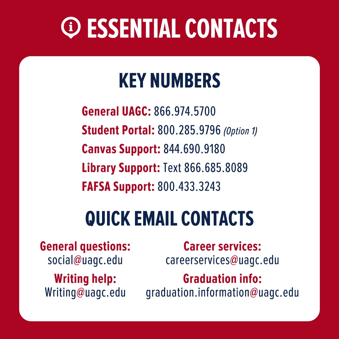 uagc essential numbers