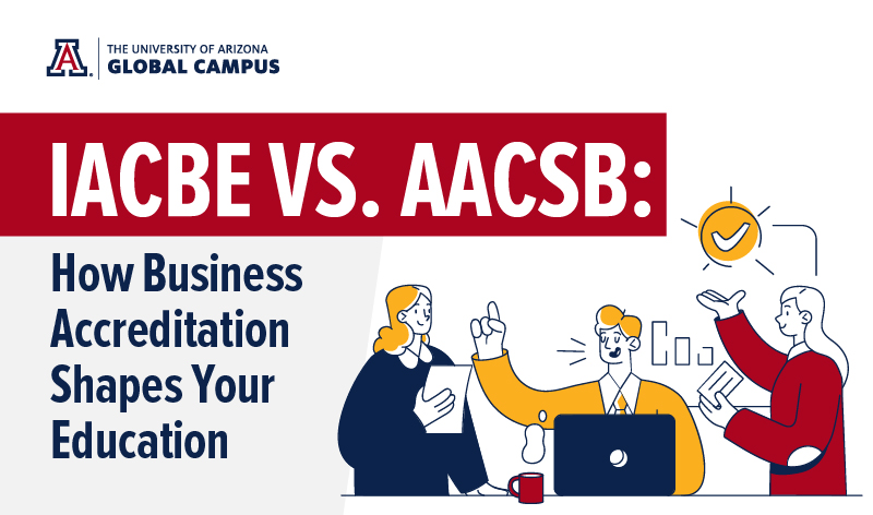 IACBE vs AACSB infographic