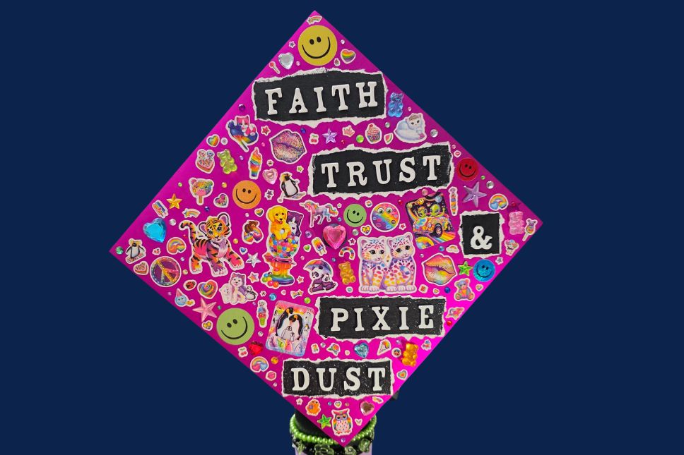 UAGC graduation cap decorating