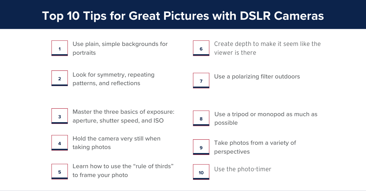 tips for dslr photos