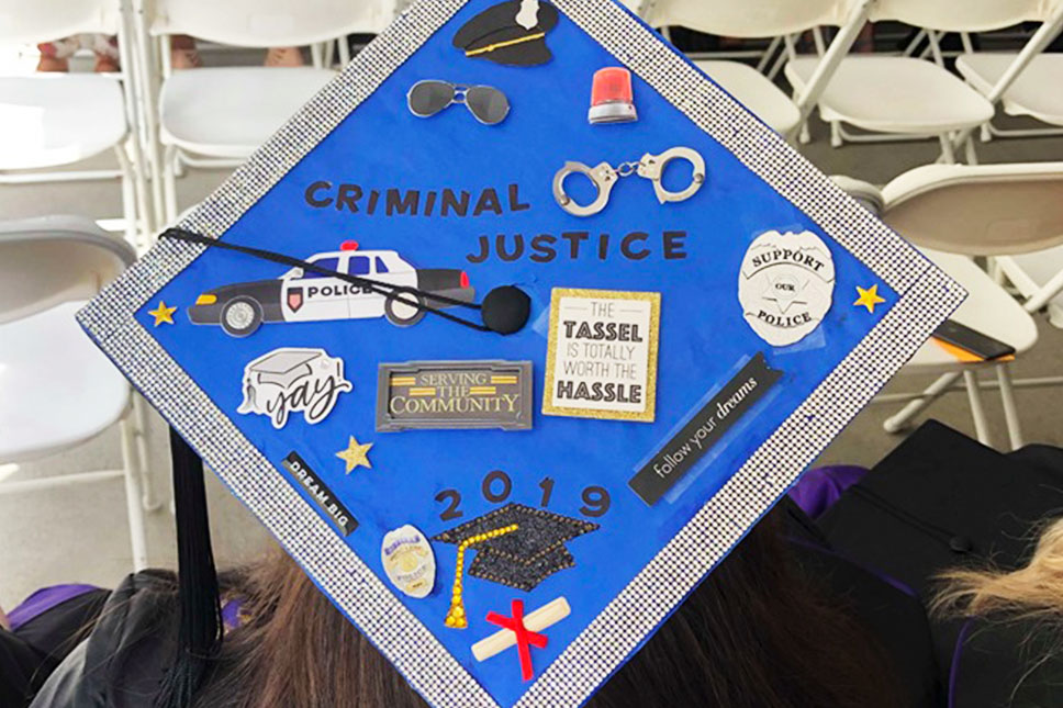 decorated graduation cap