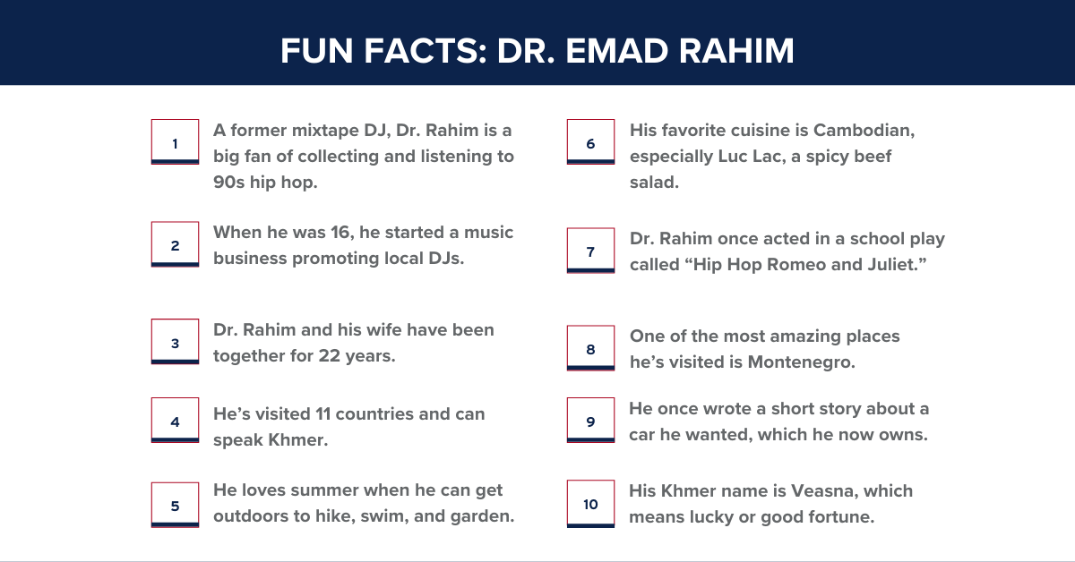 Dr. Emad Rahim