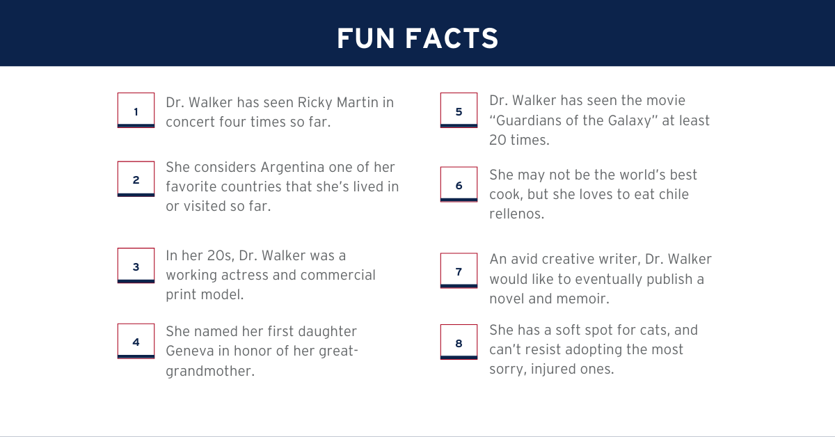 dr. jennie walker fun facts