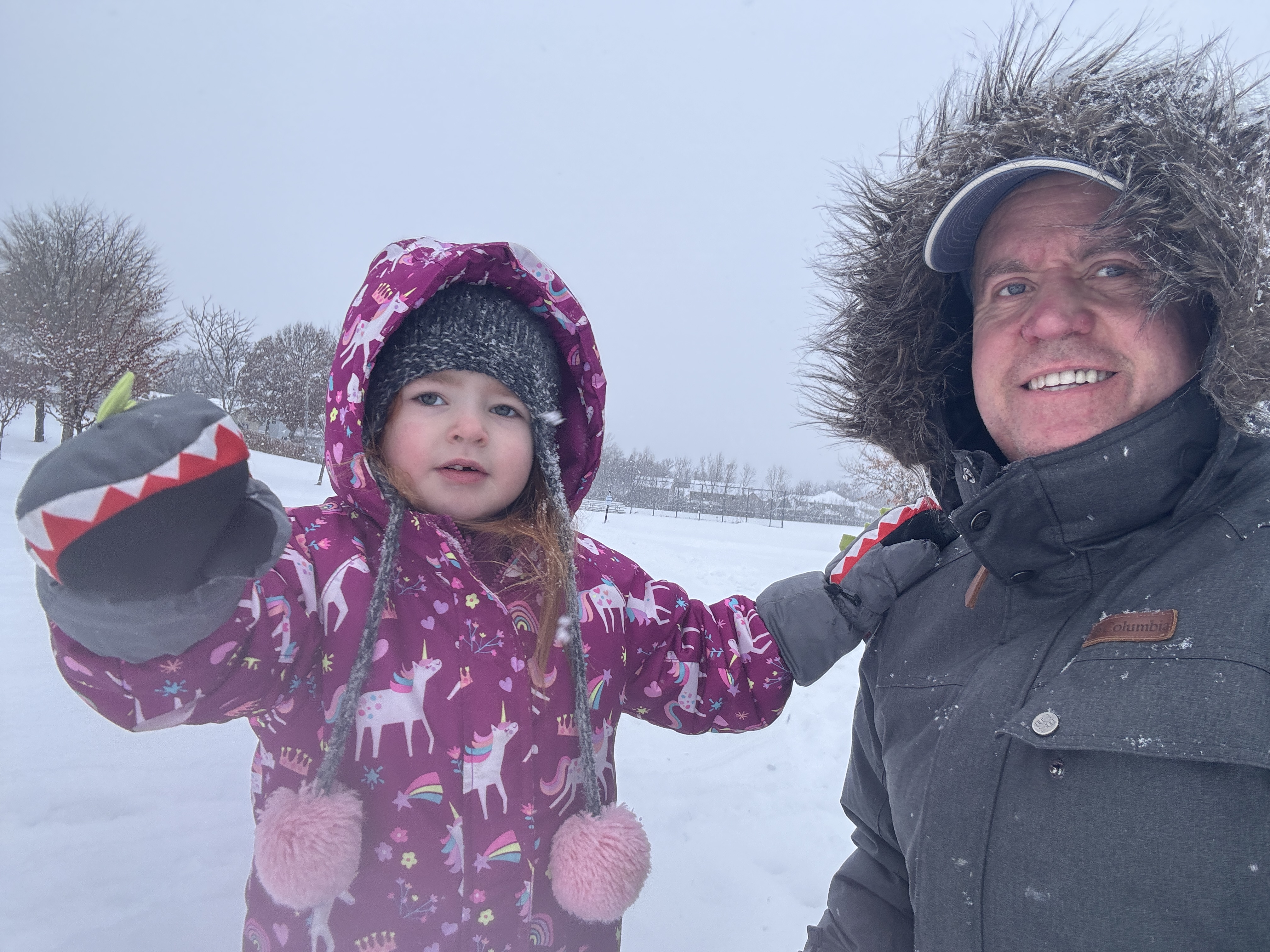 Dr. Paul Greenberg with his daughter