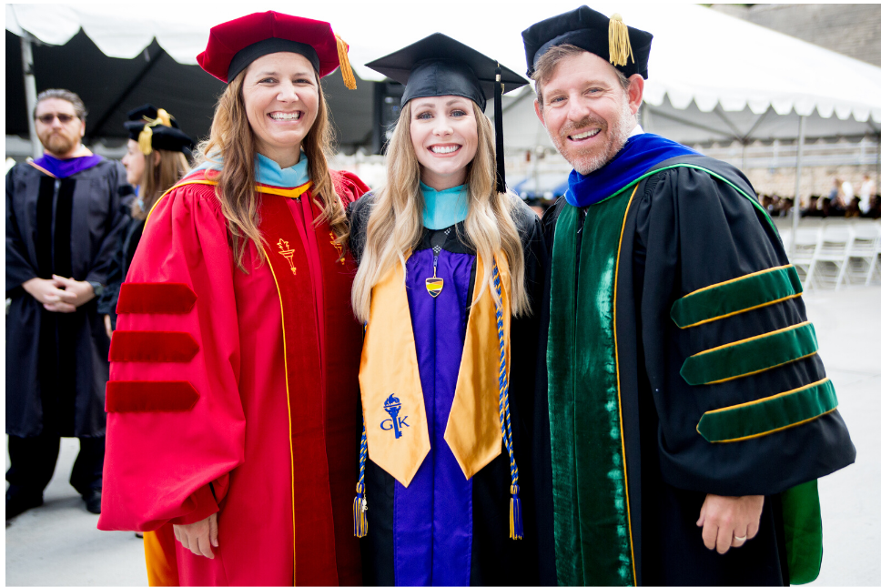 Dr. Allison Rief at ashford commencement