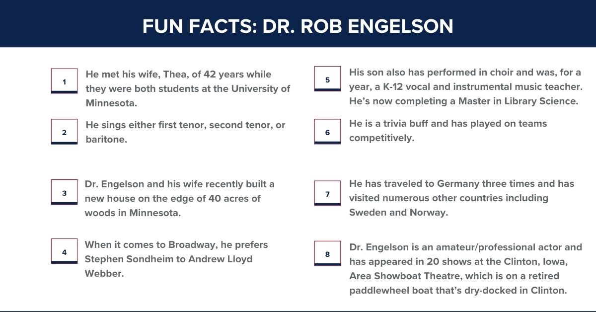 Dr. Rob Engelson Fun Facts