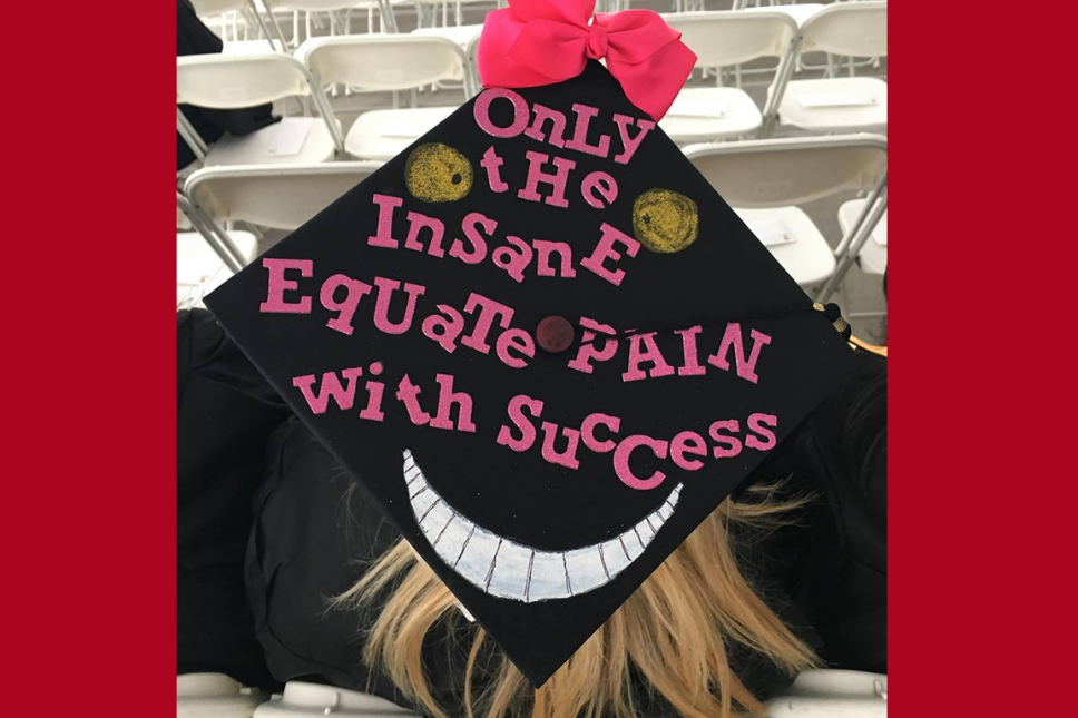 humorous uagc grad cap