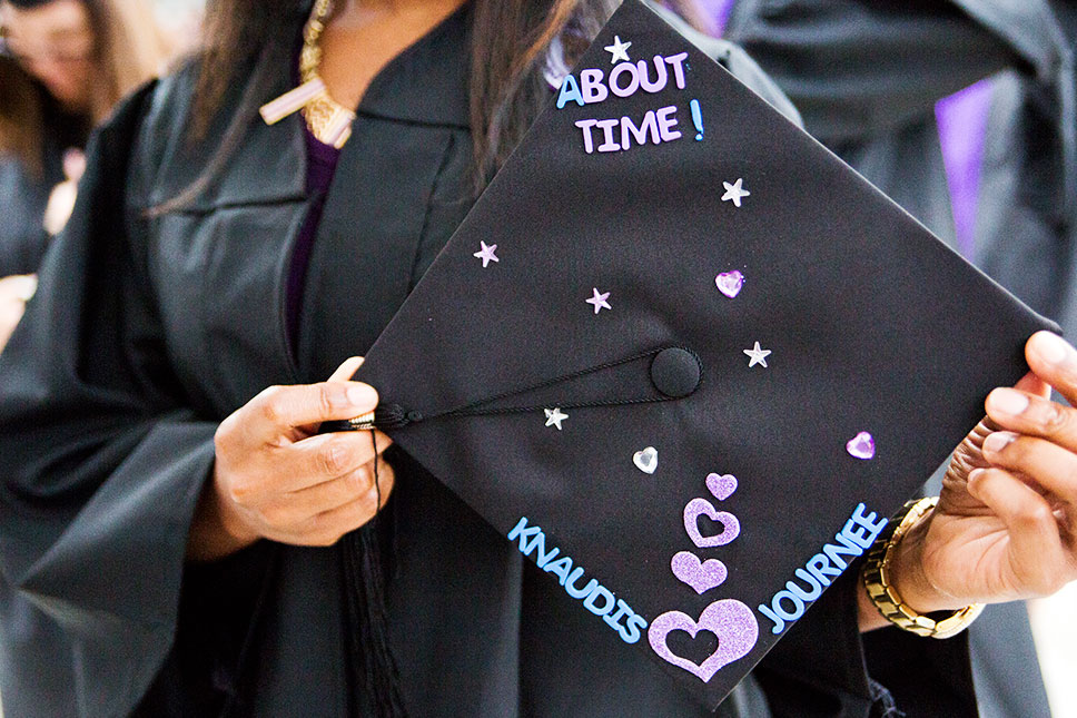 it's about time commencement cap