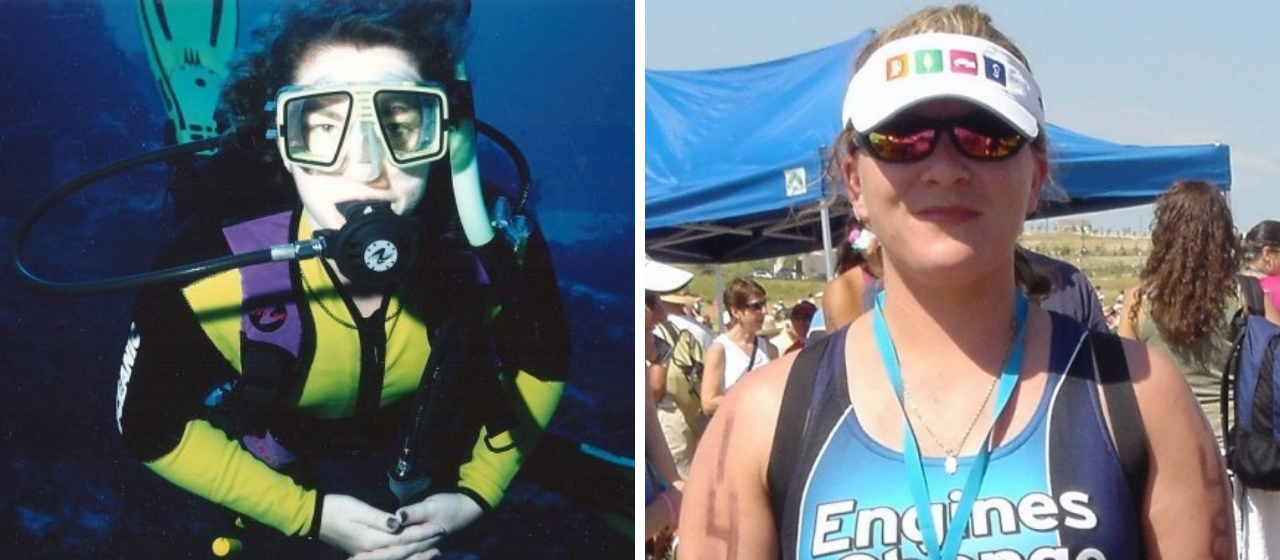 dr. jennie walker triathalon and scuba diving