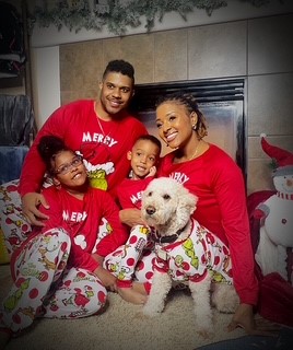 UAGC student leeandra leblanc and her family