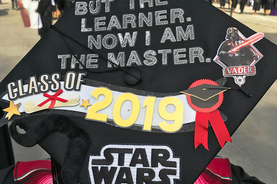 star wars graduation cap