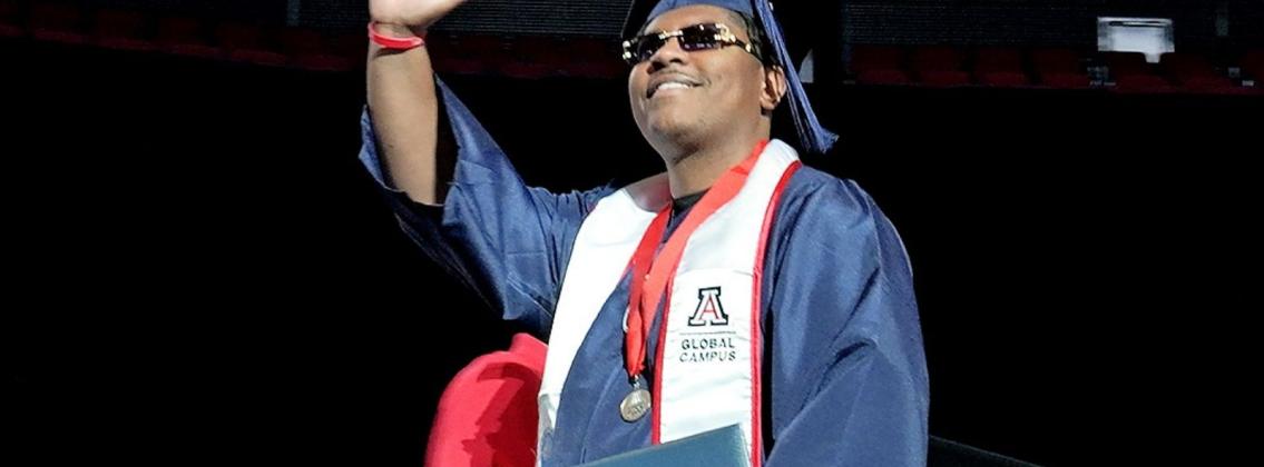 UGC graduate and comedian Emmanuel “Manny Griggs” Greer 
