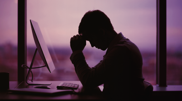 man asking for god's forgiveness for the site he's about to visit