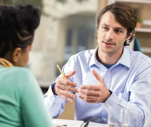 professionals meeting and collaborating