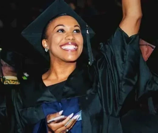 UAGC graduate celebrating