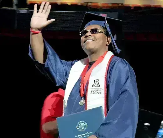 UGC graduate and comedian Emmanuel “Manny Griggs” Greer 