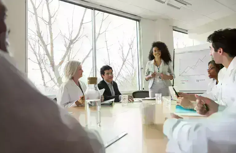 Lady doing presentation