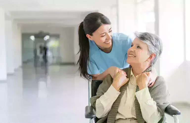 Lady medical professional 