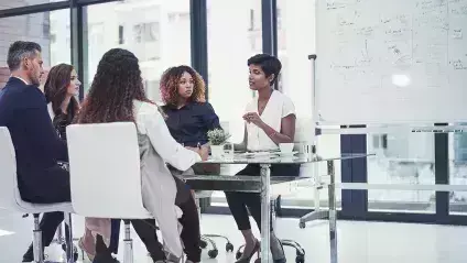 business students