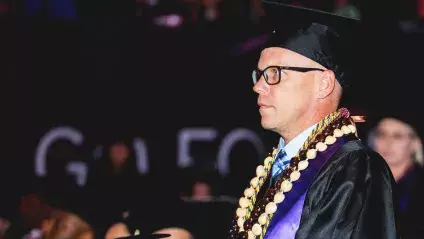 UArizona Global Campus student at graduation