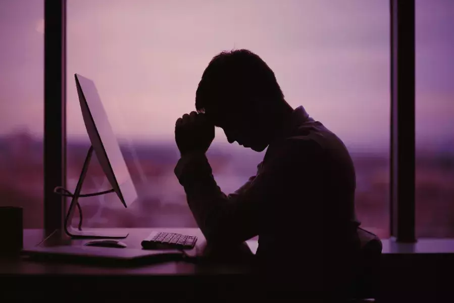 man asking for god's forgiveness for the site he's about to visit