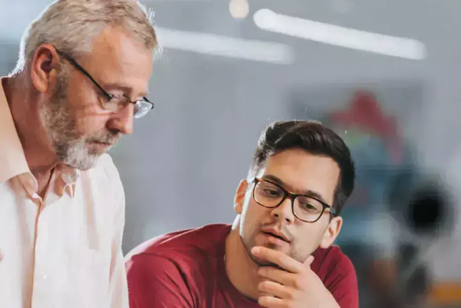 employees in a conference room