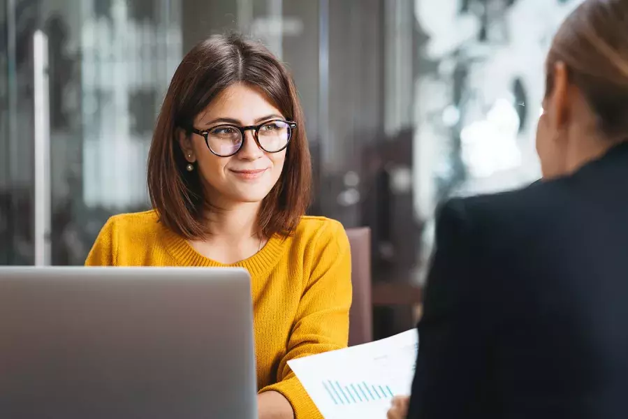 woman on laptop