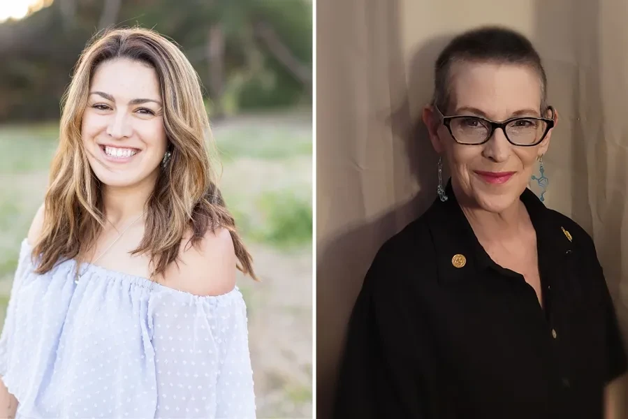 Crystal Cowe and Jeanene Zagajeski