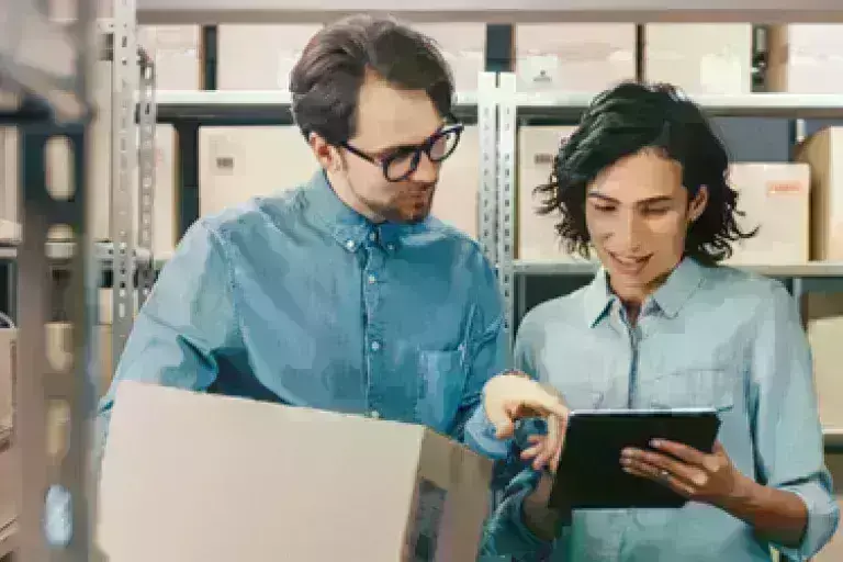 warehouse workers