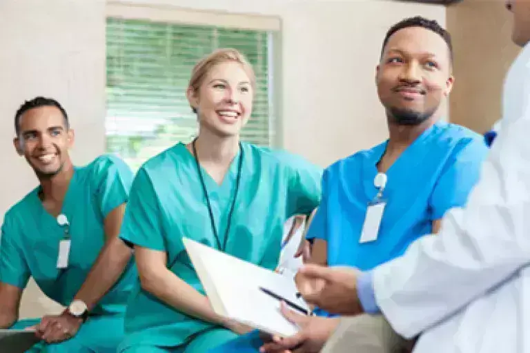 Nurses in a room