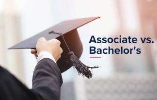 associate vs. bachelor's degree